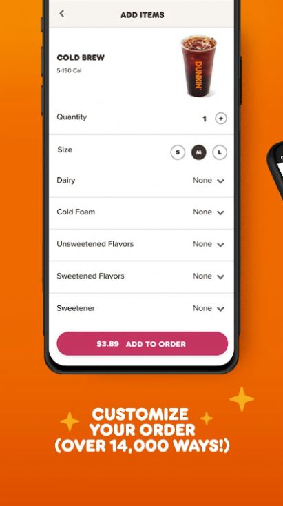 Dunkin app