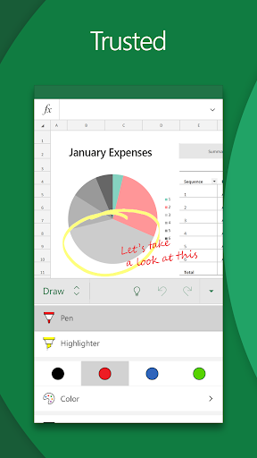 Microsoft Excel app free download for android