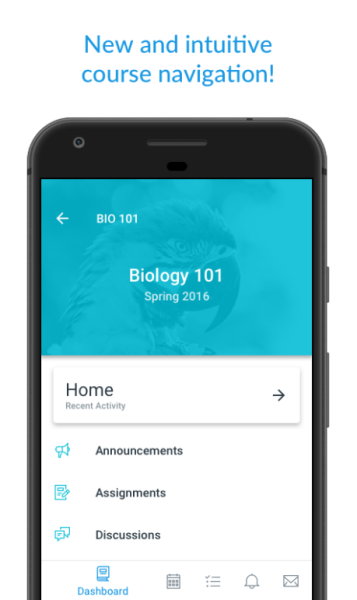 Canvas Student app