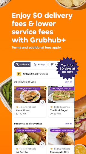 Grubhub Food Delivery app