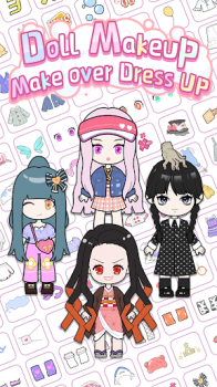 Doll Makeup Makeover Dress up apk download v2.0.8 screenshot 3