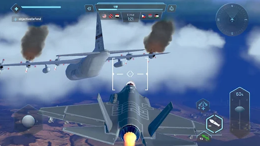 Sky Warriors Airplane Games Mod Apk Latest Version v4.11.0 screenshot 1