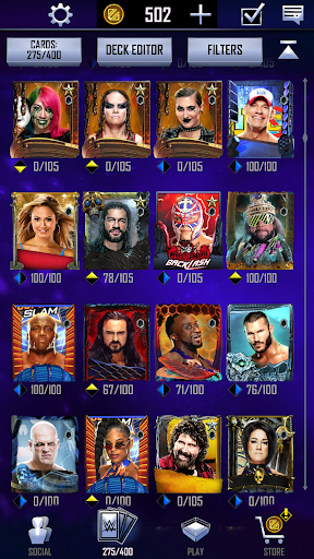 WWE SuperCard mod apk + obb latest version