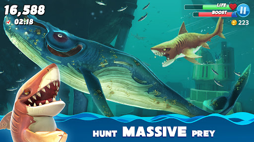 Hungry Shark World hack unlimited coins gems and pearls