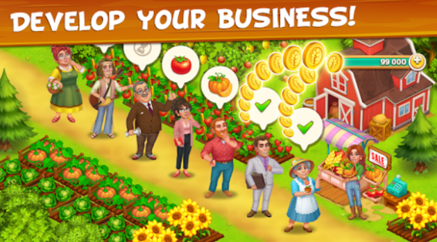 Farm Town Family Farming Day Hack Mod Apk Download v3.91 screenshot 2