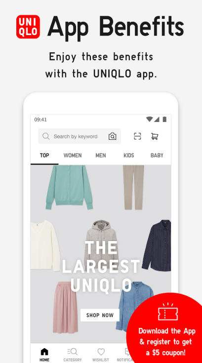 UNIQLO SG App Download for Android