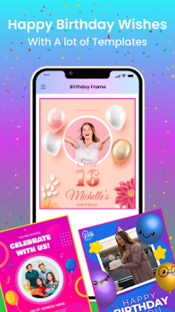 Ai Birthday Photo frames Mod Apk Download v2.3.6 screenshot 1