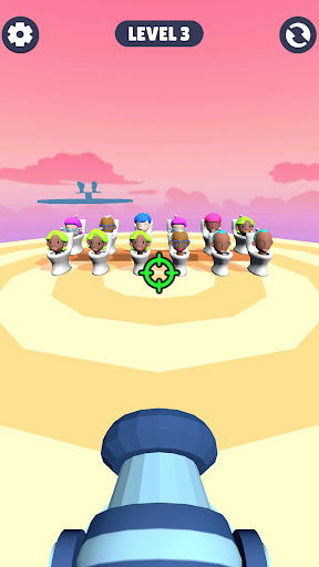 Shooting Cannon Toilet Man mod apk unlimited money