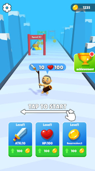 Hero Run Race 3D Fight Game mod apk unlimited money v1.2.0 screenshot 4