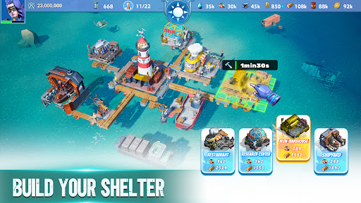 Rise of Arks Raft Survival mod apk unlimited everything v1.1.0 screenshot 1