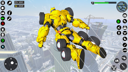 Flying Robot Car Transform mod apk unlimited money