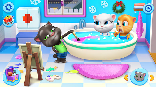 My Talking Tom Friends mod apk hack unlimited money and diamonds v3.2.2.10459 screenshot 3