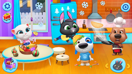 My Talking Tom Friends mod apk hack unlimited money and diamonds v3.2.2.10459 screenshot 4