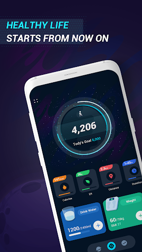 Pedometer Step Counter Mod Apk Premium UnlockedͼƬ1