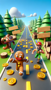 Gingerbread Man escape 3D mod apk unlimited money v2024.2 screenshot 1