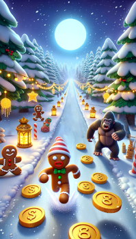 Gingerbread Man escape 3D mod apk unlimited money v2024.2 screenshot 5