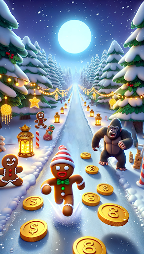 Gingerbread Man escape 3D mod apk unlimited money