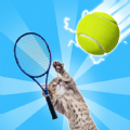 Tennis Cat Funny Meme Cat mod apk no ads