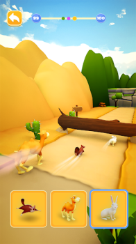 Animal Shifting Transform Run Mod Apk Unlimited Money v1.0.8 screenshot 2