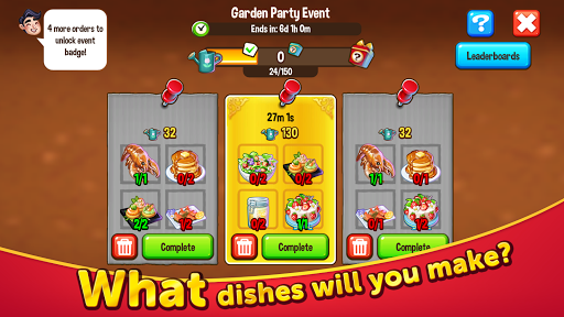 Food Street Restaurant Game mod apk (mod unlimited gold/gems) v0.72.3 screenshot 1