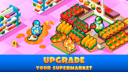 Idle Supermarket Tycoon mod apk no ads unlimited money v3.1.4 screenshot 1