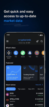 CryptoRank Tracker & Portfolio App Download for Android v4.0.3 screenshot 3