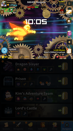 Retro Hero Mr Kim Idle RPG mod apk download
