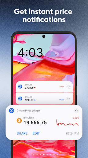 Bitcoin & Crypto Price Widget app download for androidͼƬ1