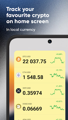 Bitcoin & Crypto Price Widget app download for androidͼƬ2