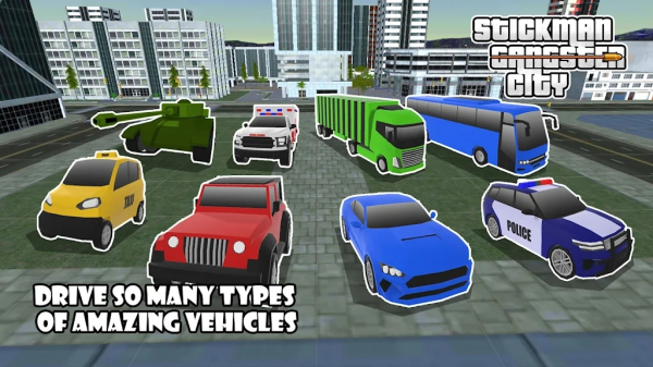 Stickman Gangster City mod apk unlimited money