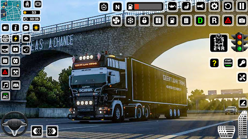 Euro Truck Driving Games 3D mod apk unlimited money v1 screenshot 1