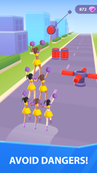 Cheerleader Run 3D mod apk unlimited money v1.23.0 screenshot 2