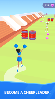 Cheerleader Run 3D mod apk unlimited money v1.23.0 screenshot 4