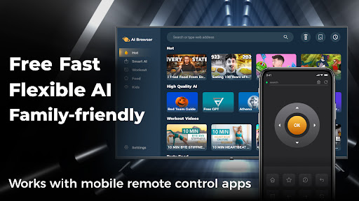 AI Browser TV Browser Mod Apk Premium Unlocked