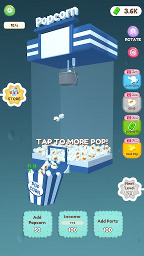 My Popcorn Store Idle Clicker mod apk unlimited money