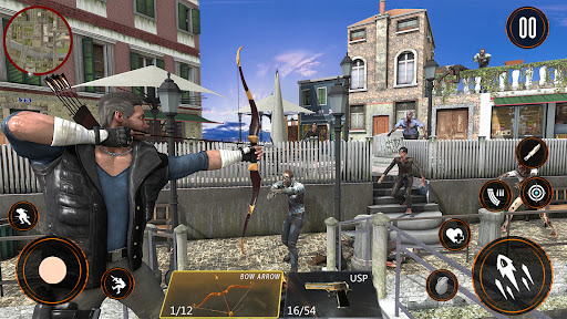 Zombie War 3D Zombie Games mod apk unlimited money v1.8 screenshot 2