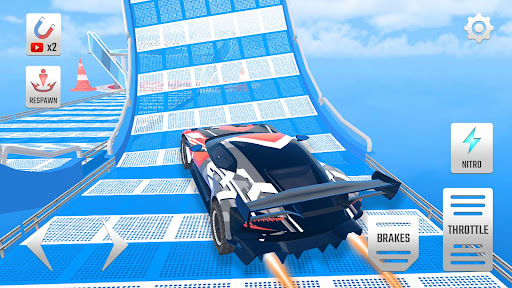 Mega Ramp Car Super Car Game mod apk unlimited money v1.3.6 screenshot 1