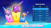 Monster FishIO Big Eat Small Mod Apk Unlimited Money v1.3.2 screenshot 1