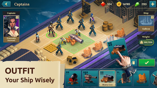 Pirate Ships Build and Fight Mod Apk 1.13.6 Unlimited Money and Gems