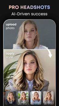 GIO AI Headshot Photo Editor Mod Apk Premium Unlocked Latest Version v1.3.0 screenshot 2