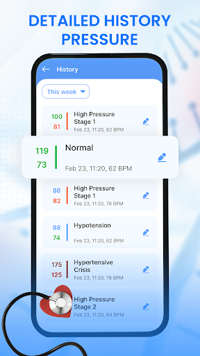 Blood Pressure BPM Tracker App mod apk downloadͼƬ1