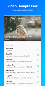 Video compressor Reduce size premium unlocked mod apk v1.1.25 screenshot 3