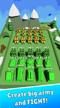 Merge Little Army Men mod apk unlimited money v0.5 screenshot 5