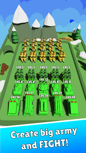 Merge Little Army Men mod apk unlimited money