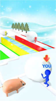 Snow Race Snow Ball.IO mod apk unlimited money v1.4.3 screenshot 4