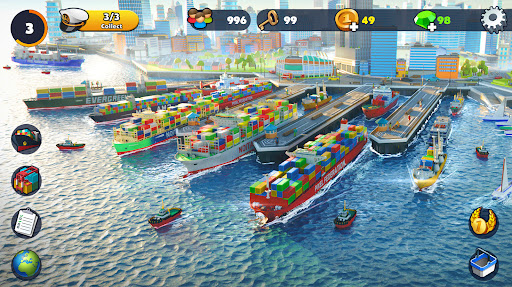 Port City Ship Tycoon Mod Apk 2.5.1 (Unlimited Money and Gems) Latest Version v2.5.1 screenshot 1