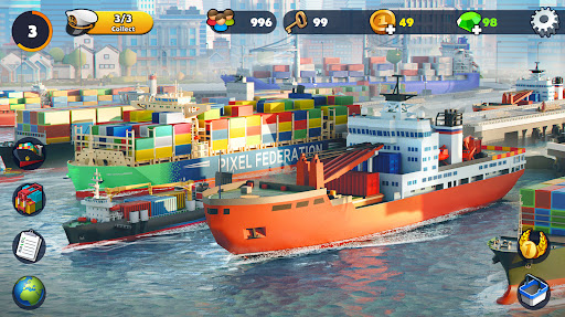 Port City Ship Tycoon Mod Apk 2.5.1 (Unlimited Money and Gems) Latest Version v2.5.1 screenshot 2