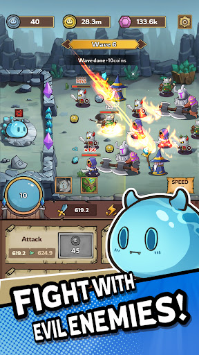 Slime Castle Idle TD mod apk unlimited money