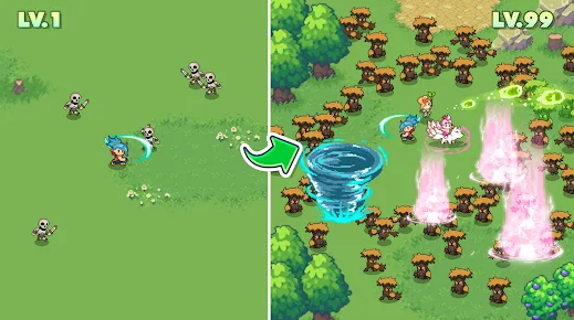 Guardian War RPG Pixel Games Mod Apk Unlimited Everything v0.1.105 screenshot 1