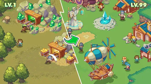 Guardian War RPG Pixel Games Mod Apk Unlimited Everything v0.1.105 screenshot 2
